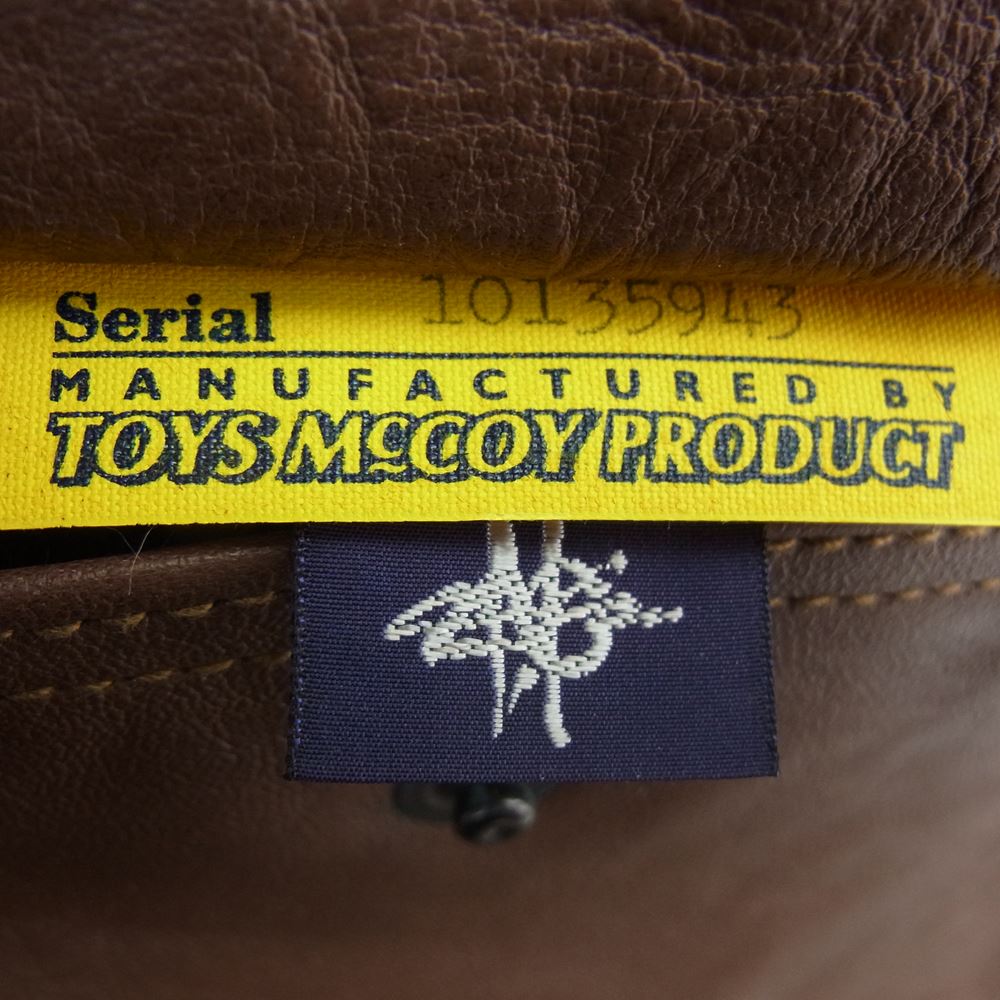 TOY'S McCOY トイズマッコイ TMJ1116 A-2 THE BORNFLYERS バックペイント  ブラウン系 40【中古】