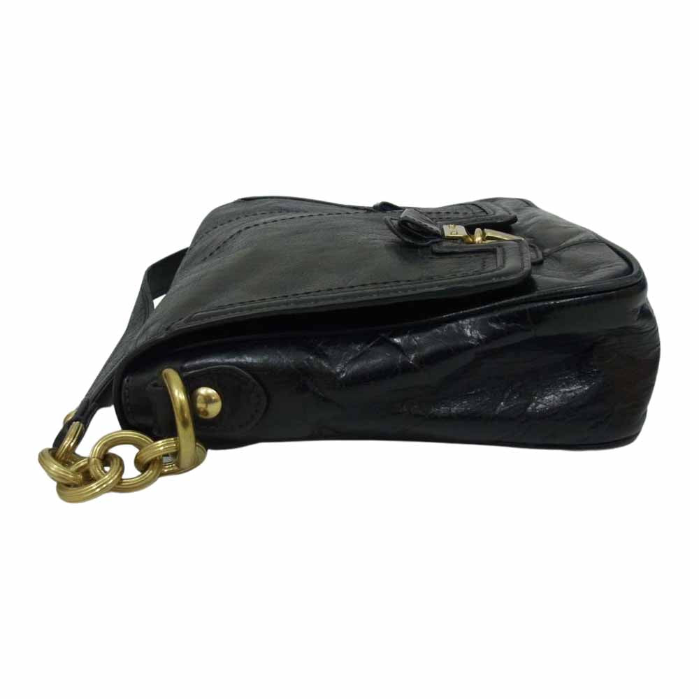 COACH コーチ D1169 17925 2way チェーン ショルダーバッグ ブラック系【中古】