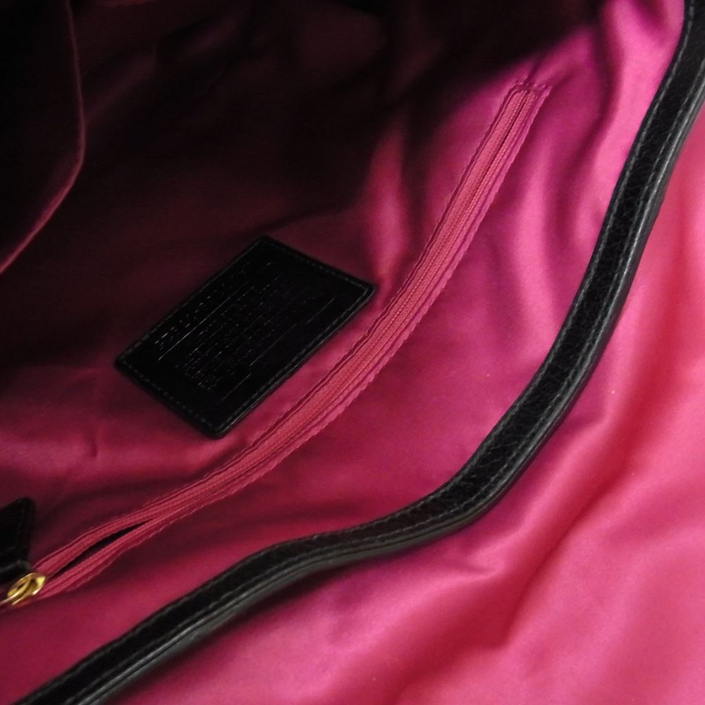 COACH コーチ D1169 17925 2way チェーン ショルダーバッグ ブラック系【中古】