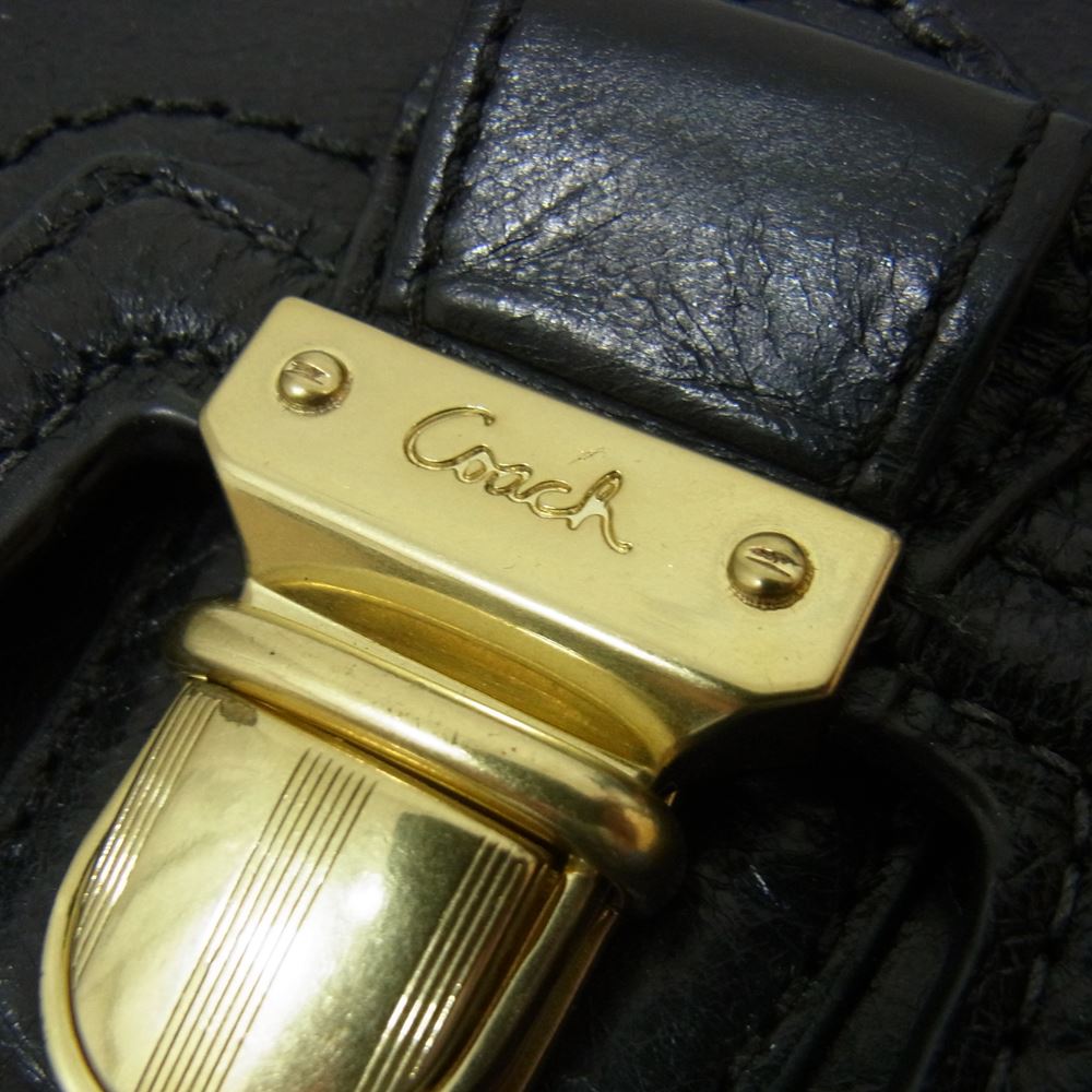 COACH コーチ D1169 17925 2way チェーン ショルダーバッグ ブラック系【中古】