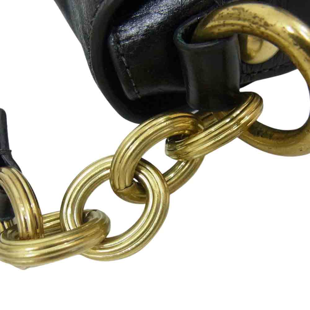 COACH コーチ D1169 17925 2way チェーン ショルダーバッグ ブラック系【中古】