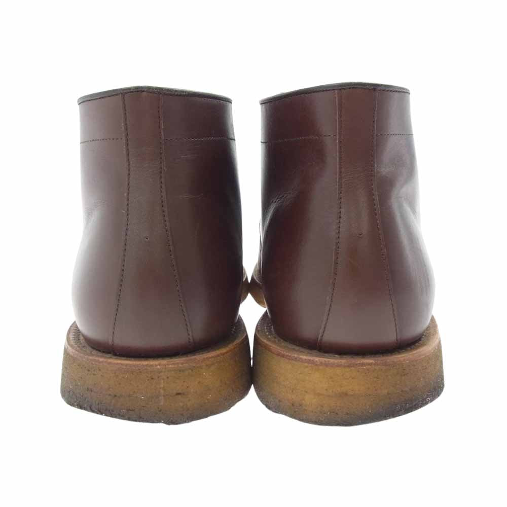 SCOTCH GRAIN スコッチグレイン F-100 クレープソール チャッカブーツ ブラウン系 24.5【中古】