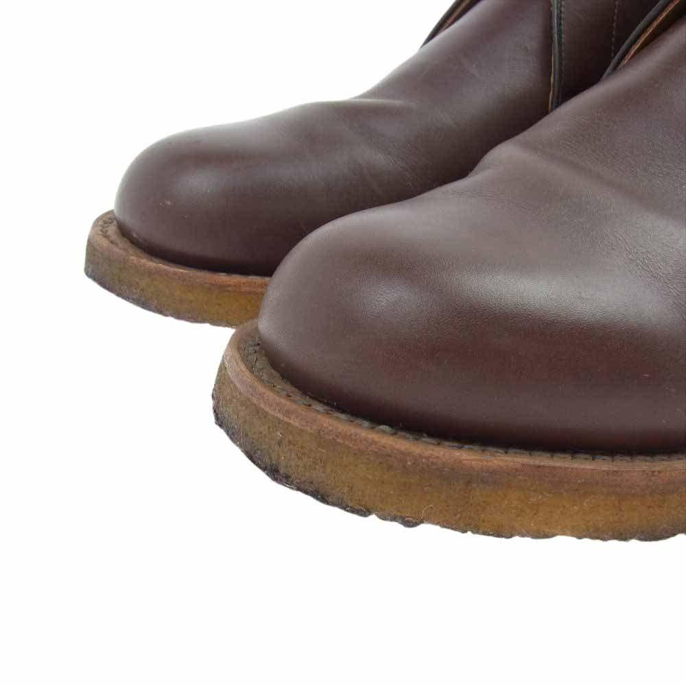 SCOTCH GRAIN スコッチグレイン F-100 クレープソール チャッカブーツ ブラウン系 24.5【中古】