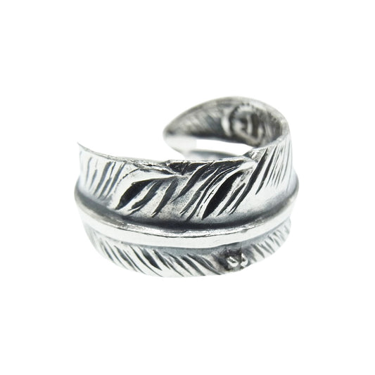 JAM HOME MADE ジャムホームメイド 石付き フェザーリング SV925 シルバー リング シルバー系【中古】