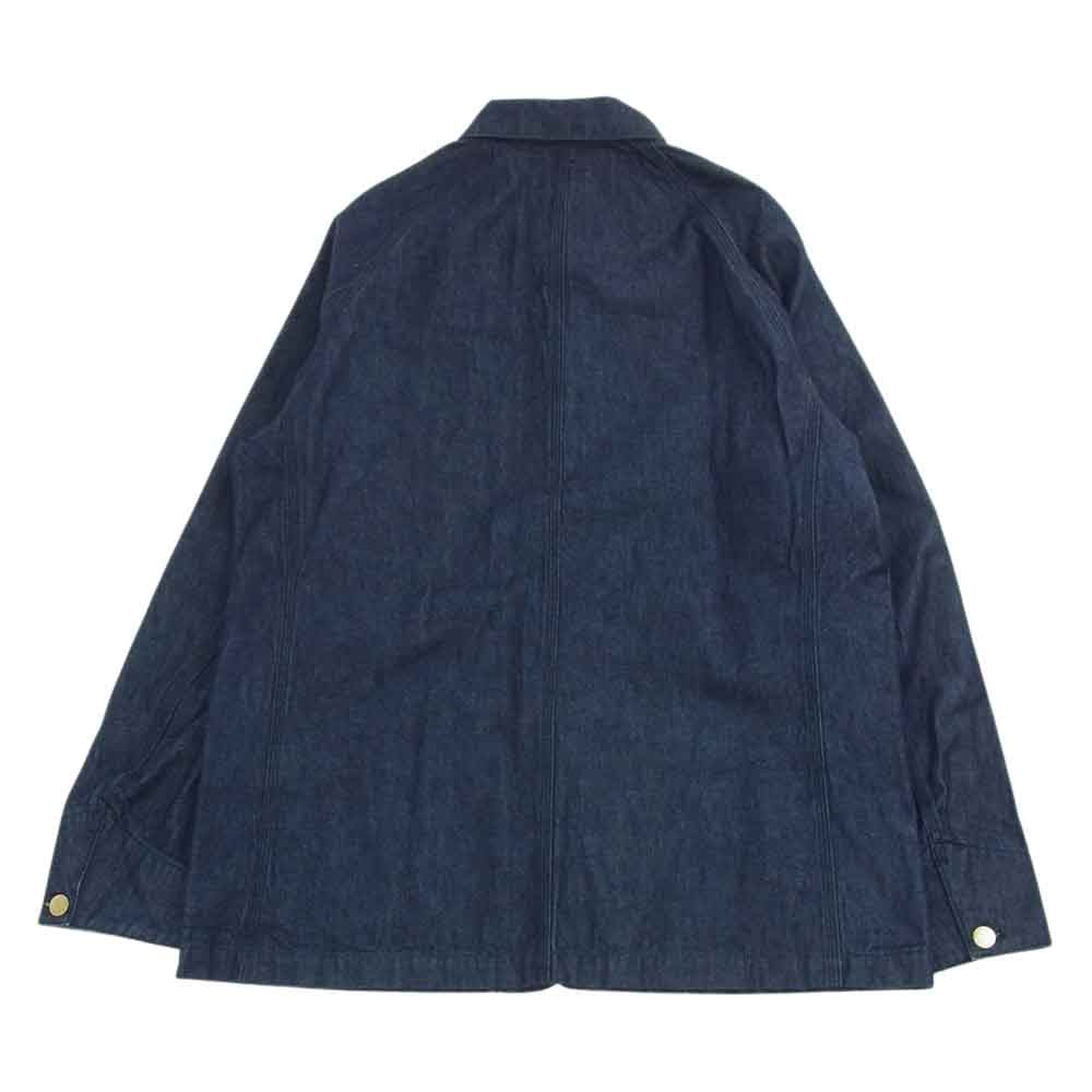 スミスアメリカン デニムショップコート カバーオール デニムジャケット ペインターパンツ ワークパンツ セットアップ ブルー系 S【中古】