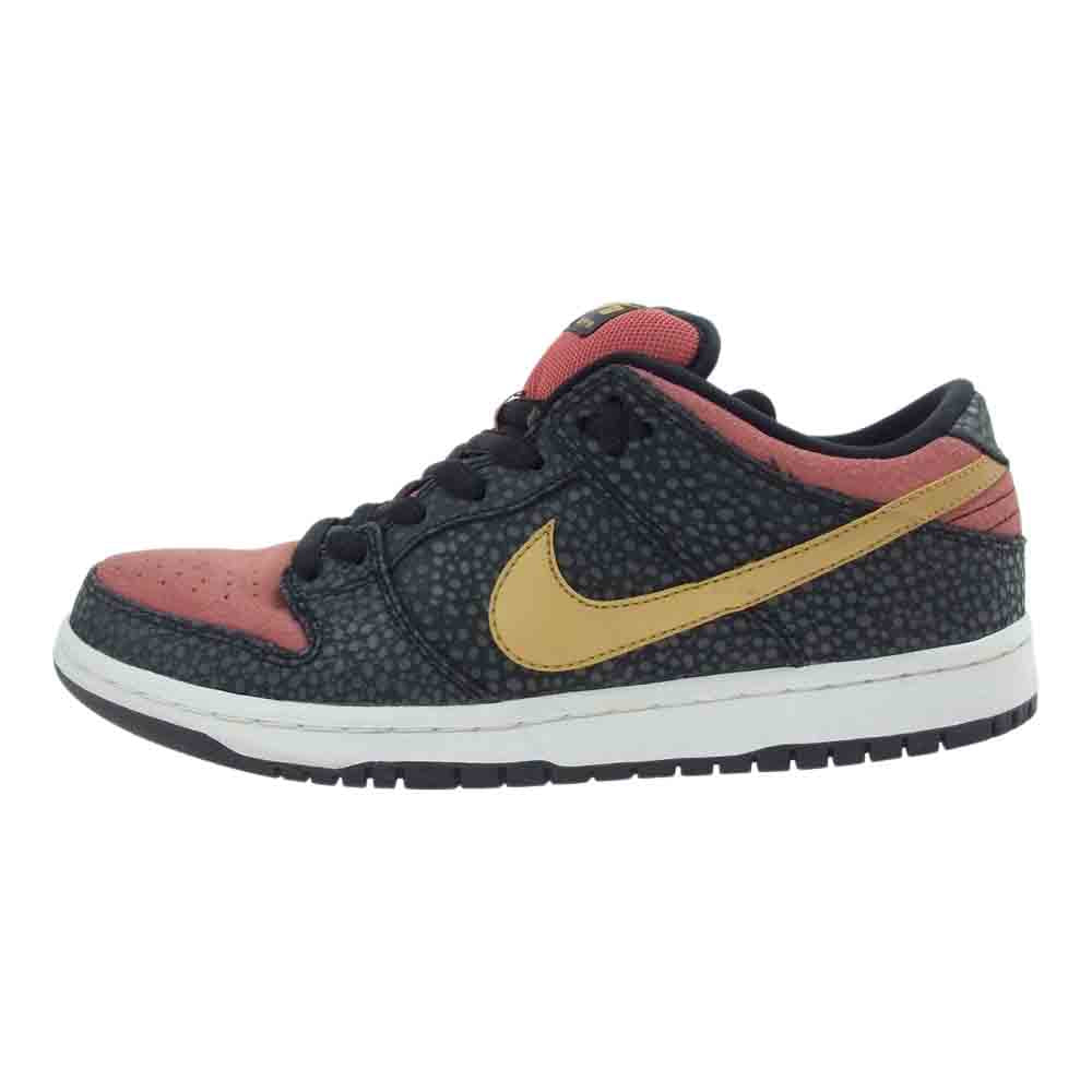NIKE ナイキ 2013 504750-076 DUNK LOW PREMIUM SB QS BROOKLYN PROJECTS WALK OF FAME ダークグレー系 ピンク系 27.5【中古】