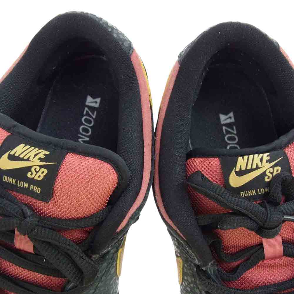 NIKE ナイキ 2013 504750-076 DUNK LOW PREMIUM SB QS BROOKLYN PROJECTS WALK OF FAME ダークグレー系 ピンク系 27.5【中古】