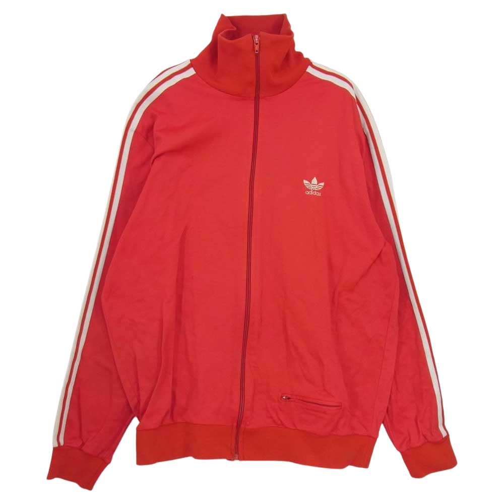 adidas アディダス フランス製 VENTEジャージ ヴィンテージ ビンテージ vintage レッド系【中古】