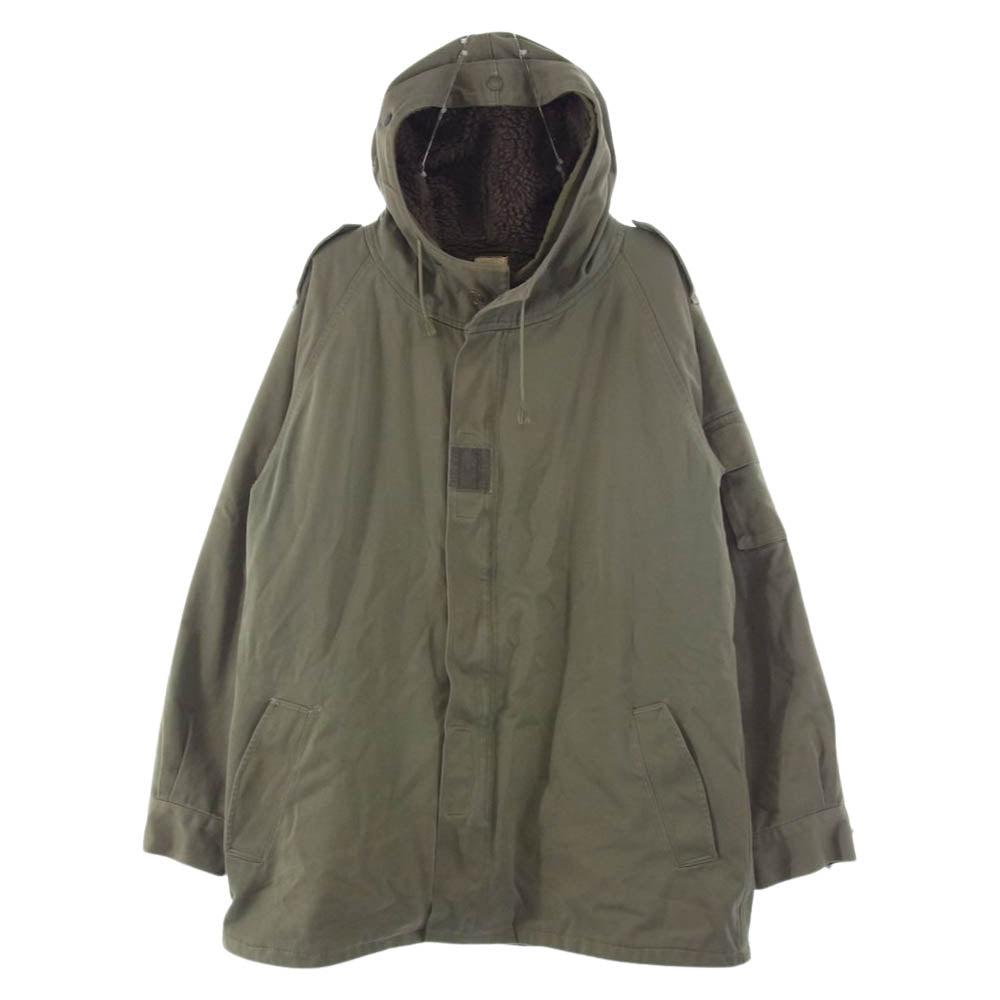 フランス軍 WAREIN LILLE 80s M-64 ボアライナー付 フィールドコート モッズコート 92L ミリタリー ビンテージ カーキ系 L【中古】