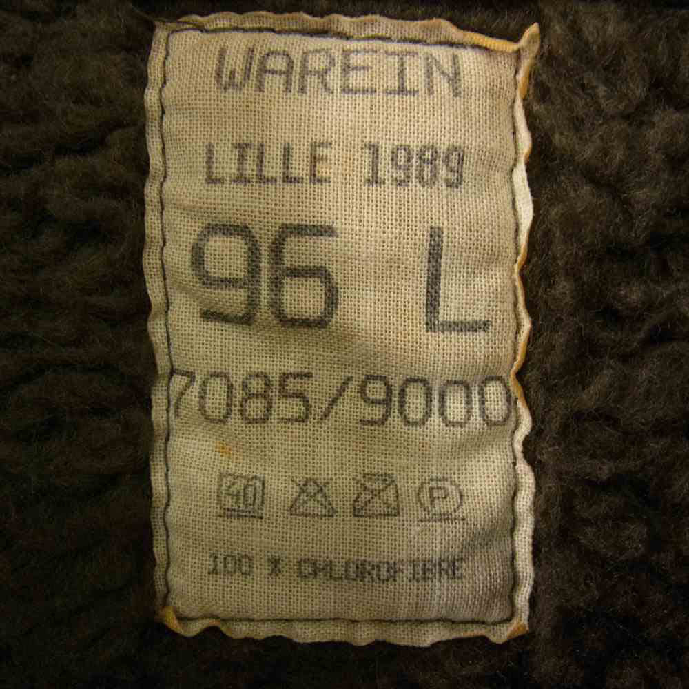 フランス軍 WAREIN LILLE 80s M-64 ボアライナー付 フィールドコート モッズコート 92L ミリタリー ビンテージ カーキ系 L【中古】