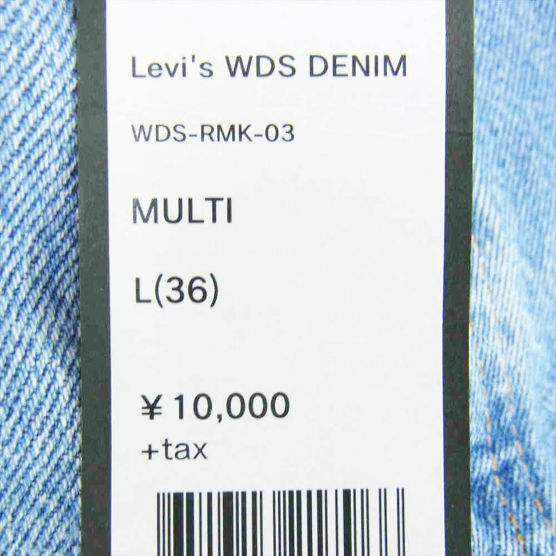 WIND AND SEA ウィンダンシー WDS-RMK-03 × Levi's リーバイス 大阪限定 WDS DENIM デニム パンツ インディゴブルー系 L【中古】