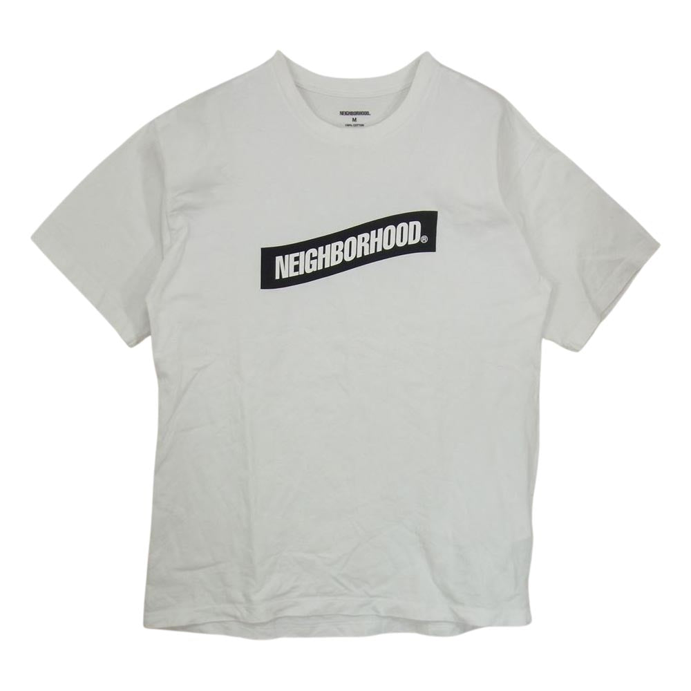 NEIGHBORHOOD ネイバーフッド 202PCNH-ST07 DISTORTION-2 C-TEE ディストーション 半袖 Tシャツ ホワイト系 M【中古】