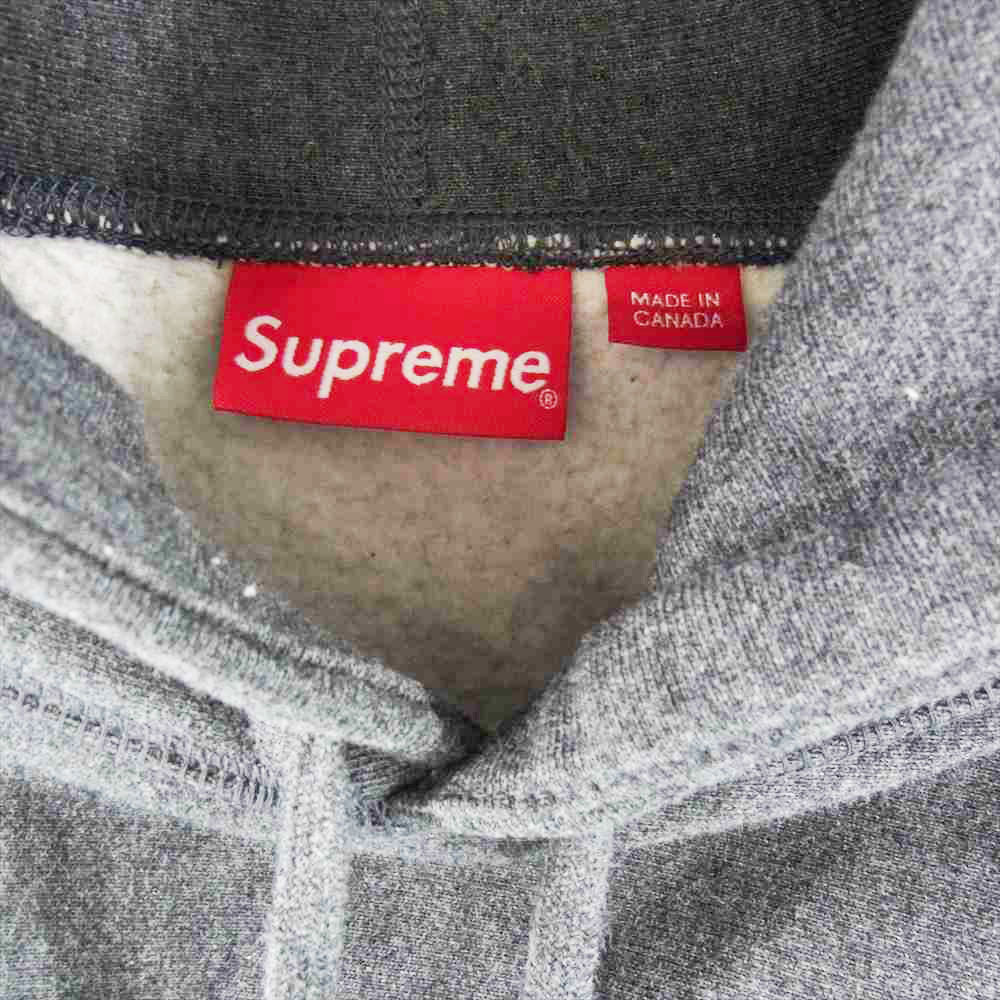 Supreme シュプリーム 21AW Box Logo Hooded Sweatshirt ボックスロゴ フーディ パーカー グレー系 L【中古】