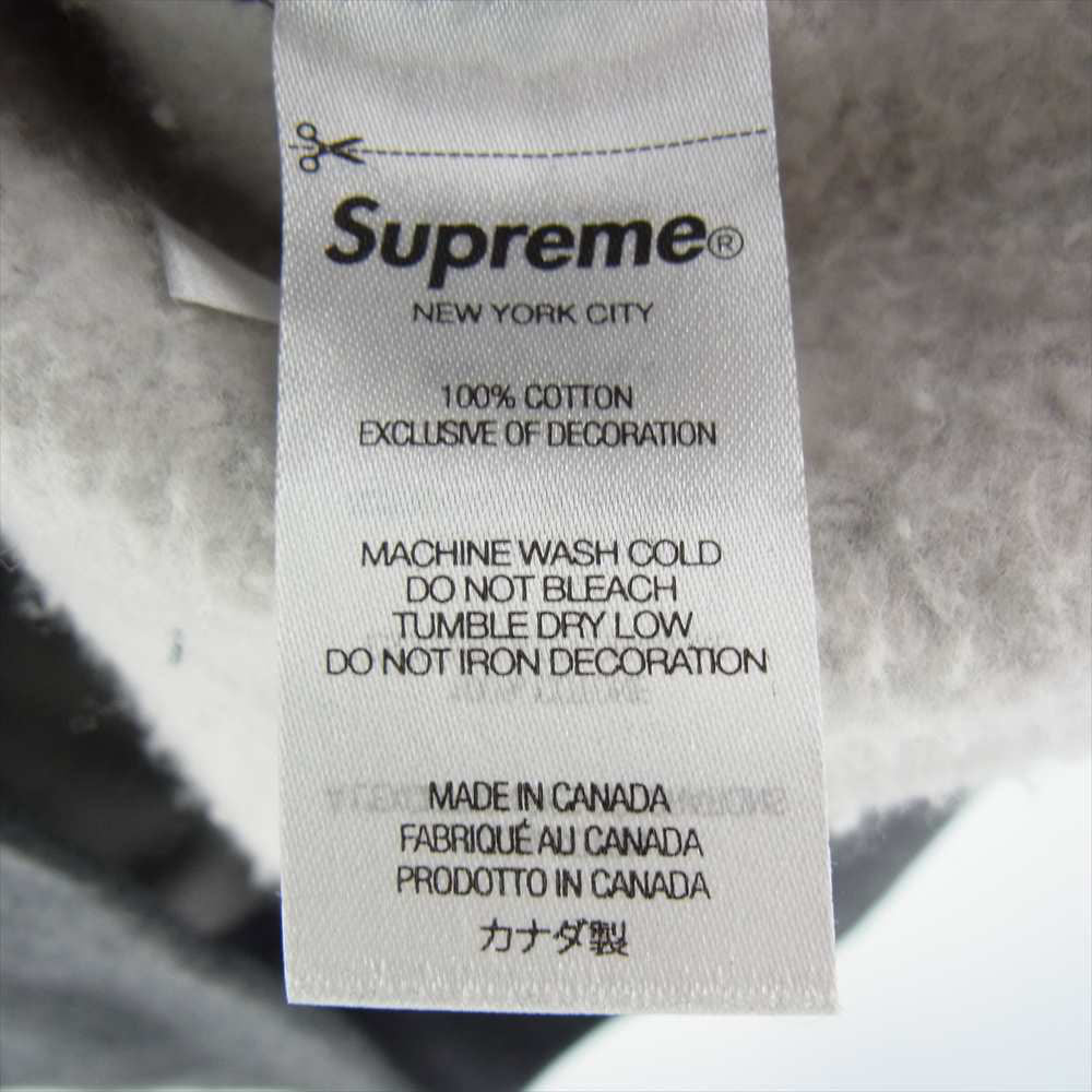 Supreme シュプリーム 21AW Box Logo Hooded Sweatshirt ボックスロゴ フーディ パーカー グレー系 L【中古】