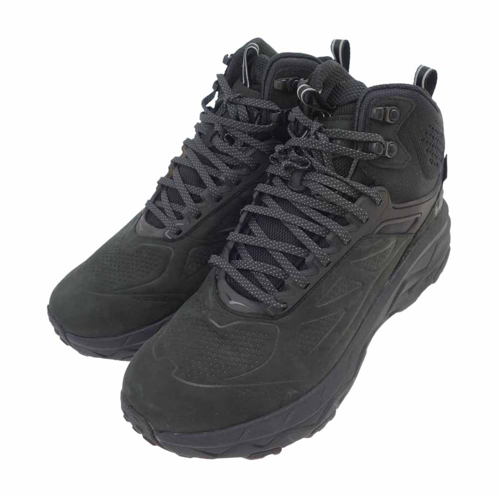 HOKA ONE ONE ホカ オネオネ 1106523 CHALLENGER MID GORE-TEX WIDE チャレンジャー ミッド ゴアテックス スニーカー ブラック系 28cm【美品】【中古】