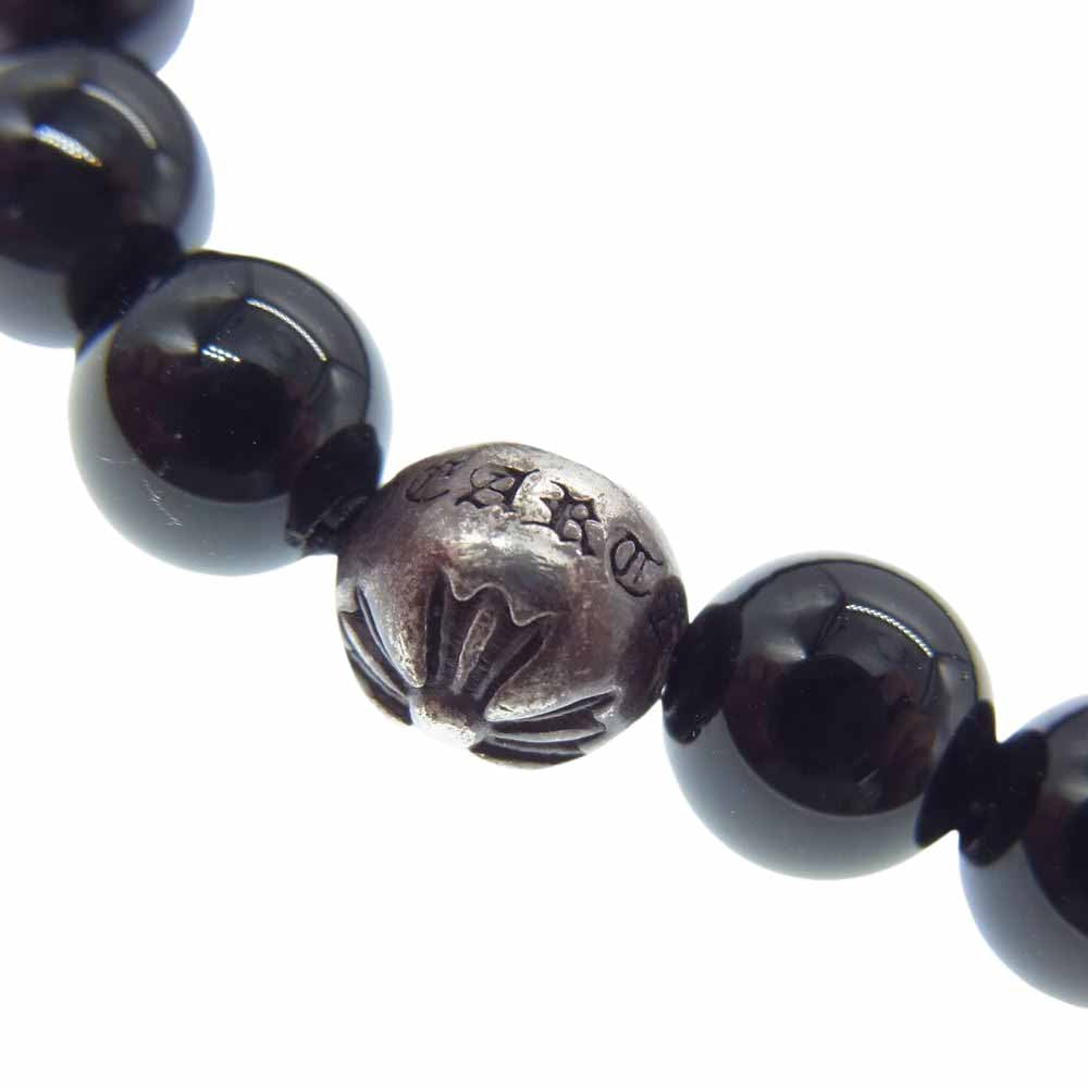 CHROME HEARTS クロムハーツ（原本無） BRACELET BEAD 6mm ビーズブレスレット ブラック系【中古】