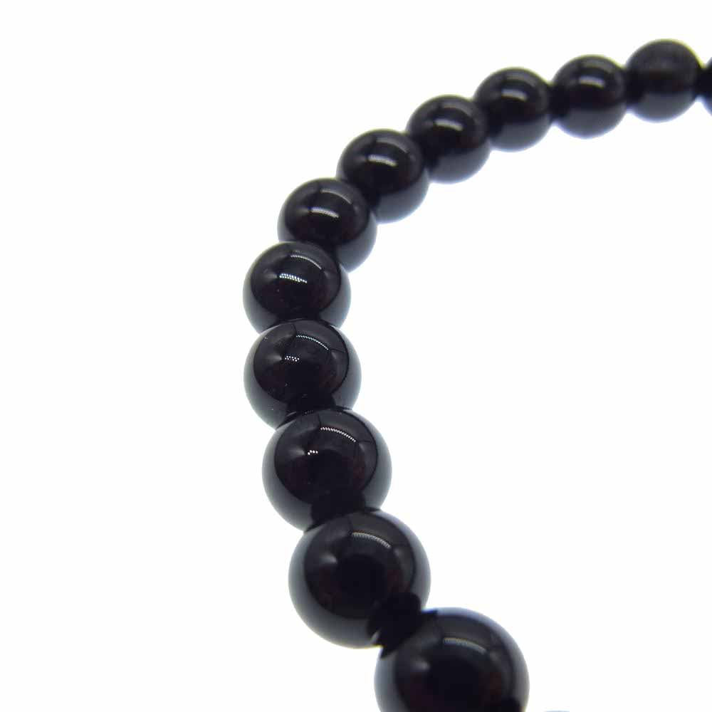 CHROME HEARTS クロムハーツ（原本無） BRACELET BEAD 6mm ビーズブレスレット ブラック系【中古】