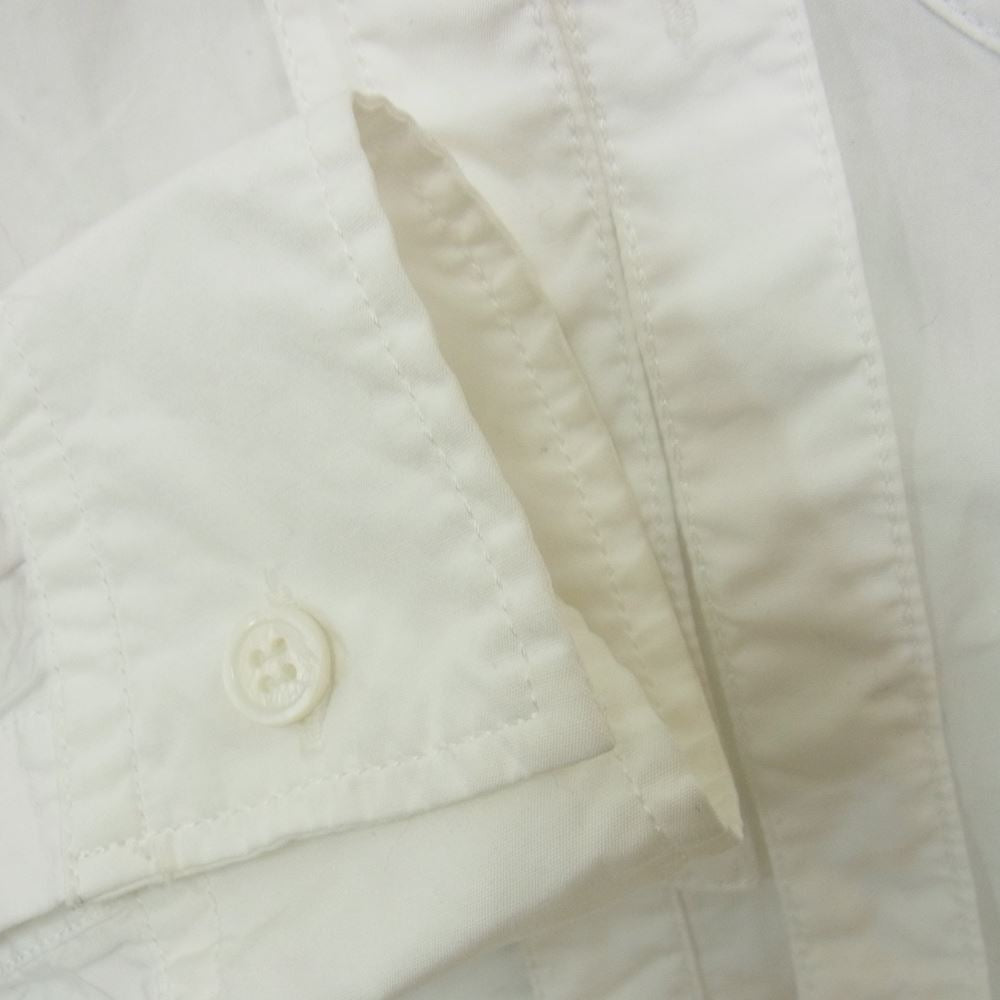 Yohji Yamamoto POUR HOMME ヨウジヤマモトプールオム 18AW HV-B06-001 右前切り替え 環縫い 長袖シャツ ホワイト系 2【中古】