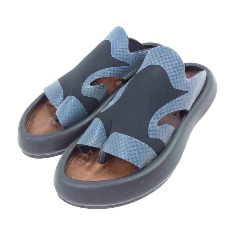 ミドリカワリョウ Ninja Sandal 忍者 サンダル ブラック系 ネイビー系【中古】