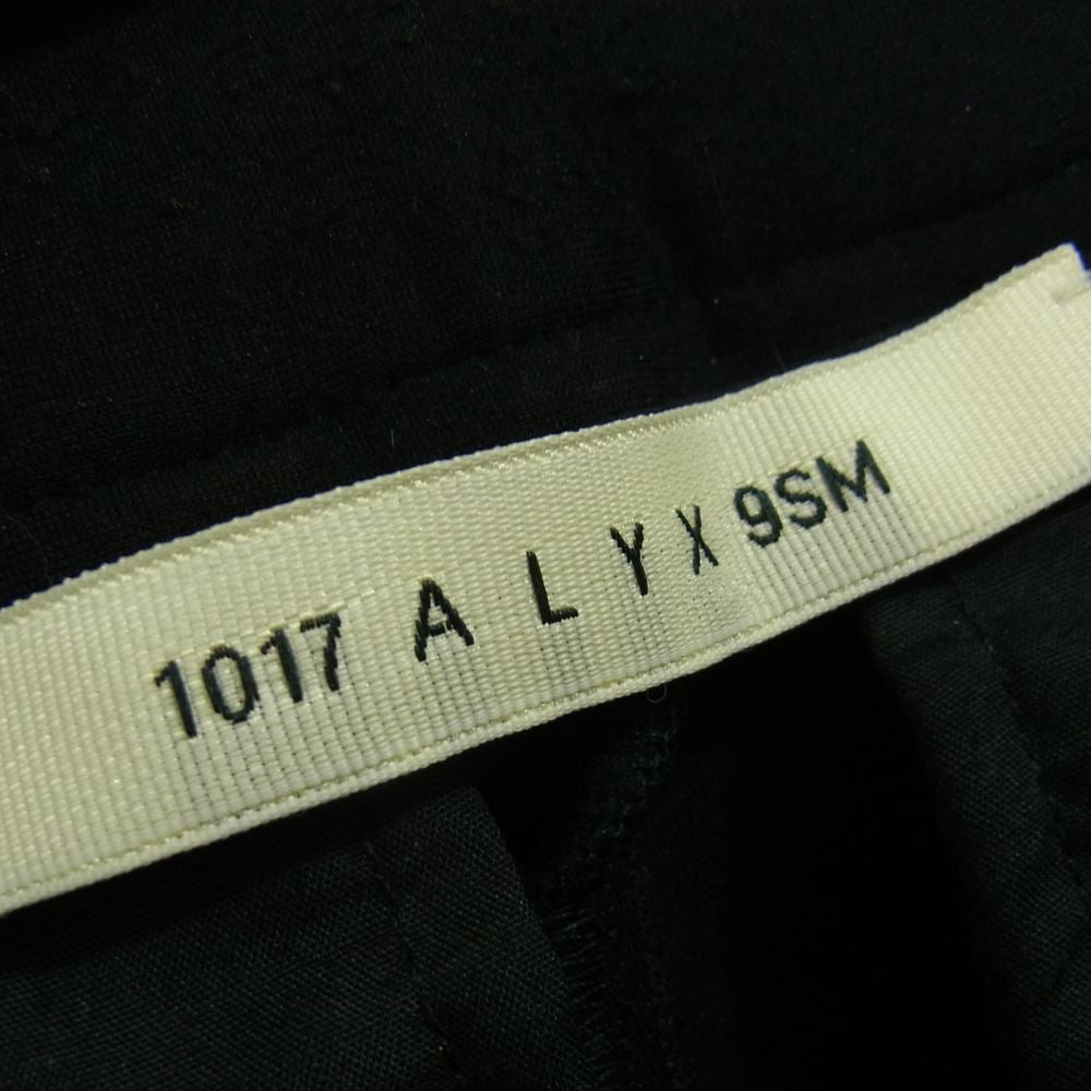 アリクス 国内正規品 Rollercoaster バックルベルト付き ストレッチ センタープレス パンツ ブラック系 44【中古】