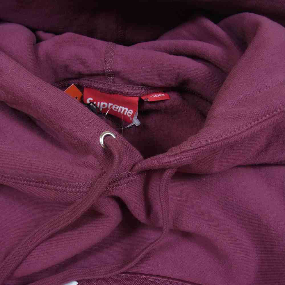 Supreme シュプリーム 21AW Box Logo Hooded Sweatshirt Plum ディープレッドパープル系 L【極上美品】【中古】