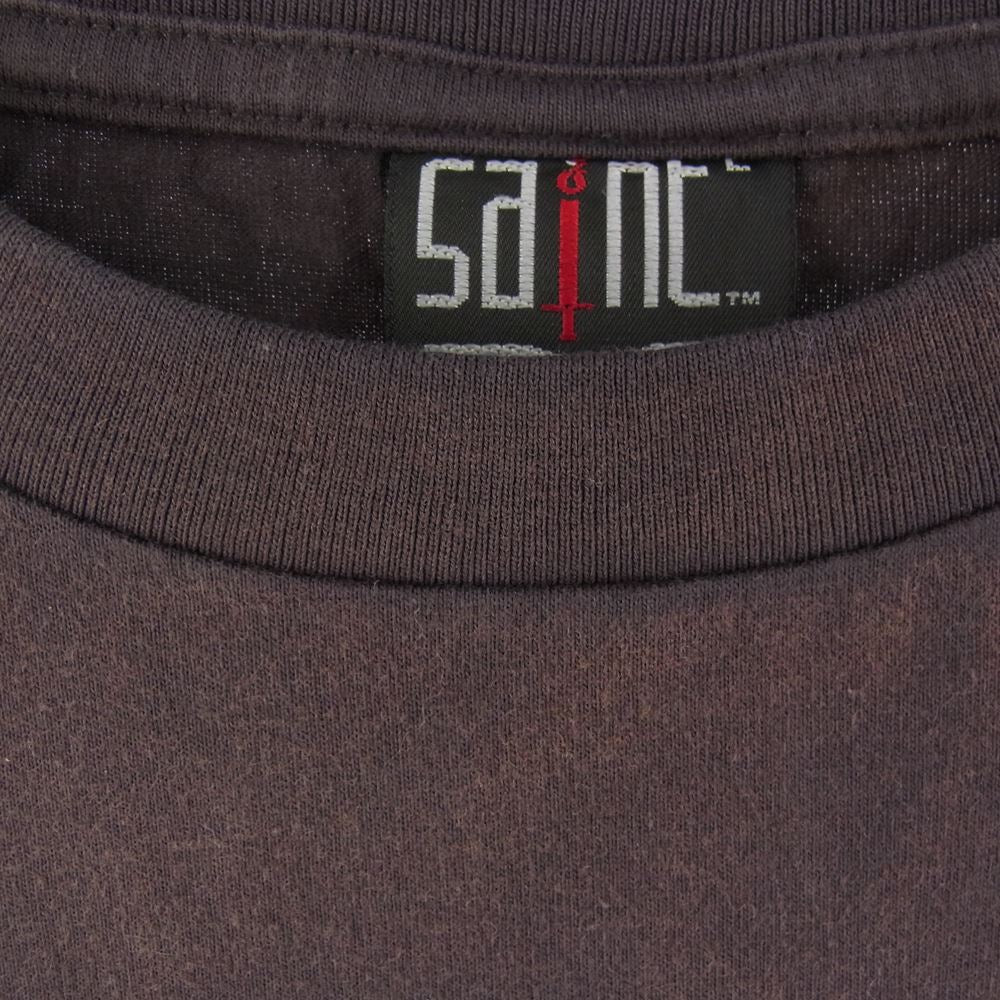 セントマイケル 21AW SM-A21-0000-072 Kaikai Kiki TM Mush Tee カイカイキキ 村上隆 マッシュ Tシャツ チャコール系 L【新古品】【未使用】【中古】