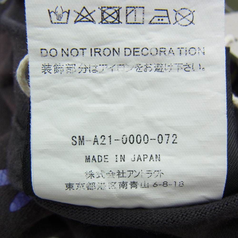 セントマイケル 21AW SM-A21-0000-072 Kaikai Kiki TM Mush Tee カイカイキキ 村上隆 マッシュ Tシャツ チャコール系 L【新古品】【未使用】【中古】