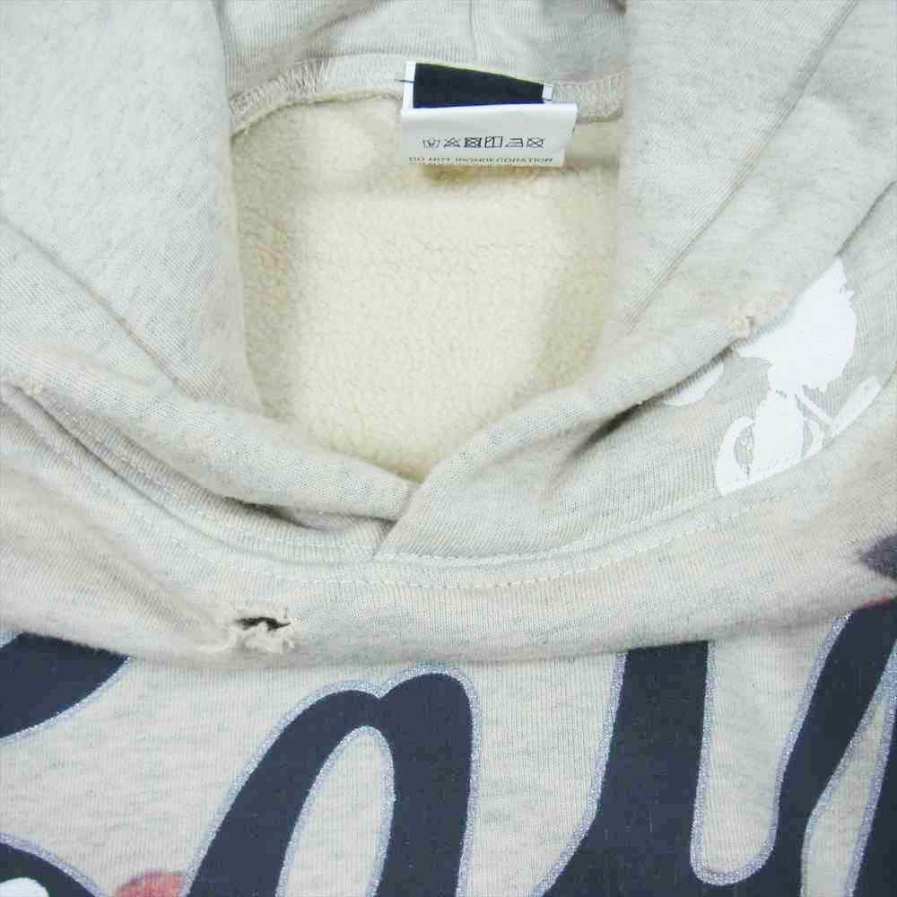 セントマイケル 22SS SM-S22-0000-83 未使用品 DENIM TEARS HOODIE デニムティアーズ 総柄 ペイント プルオーバー フーディ マルチカラー系 XL【極上美品】【中古】
