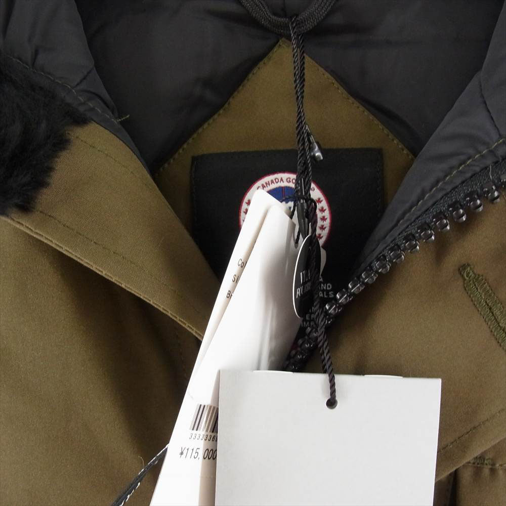 CANADA GOOSE カナダグース 3438JM 国内正規品 サザビーリーグ JASPER PARKA ジャスパー パーカ ダウン ジャケット カーキ系 M【新古品】【未使用】【中古】