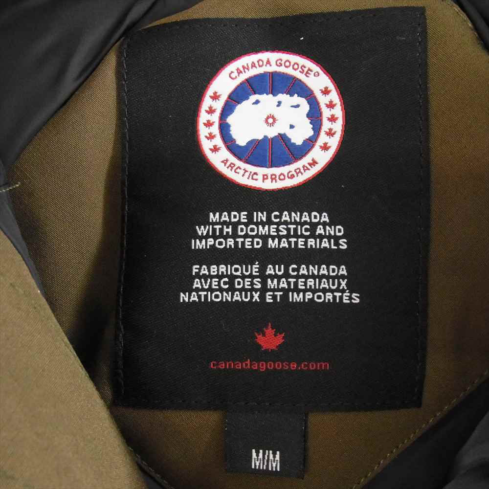CANADA GOOSE カナダグース 3438JM 国内正規品 サザビーリーグ JASPER PARKA ジャスパー パーカ ダウン ジャケット カーキ系 M【新古品】【未使用】【中古】