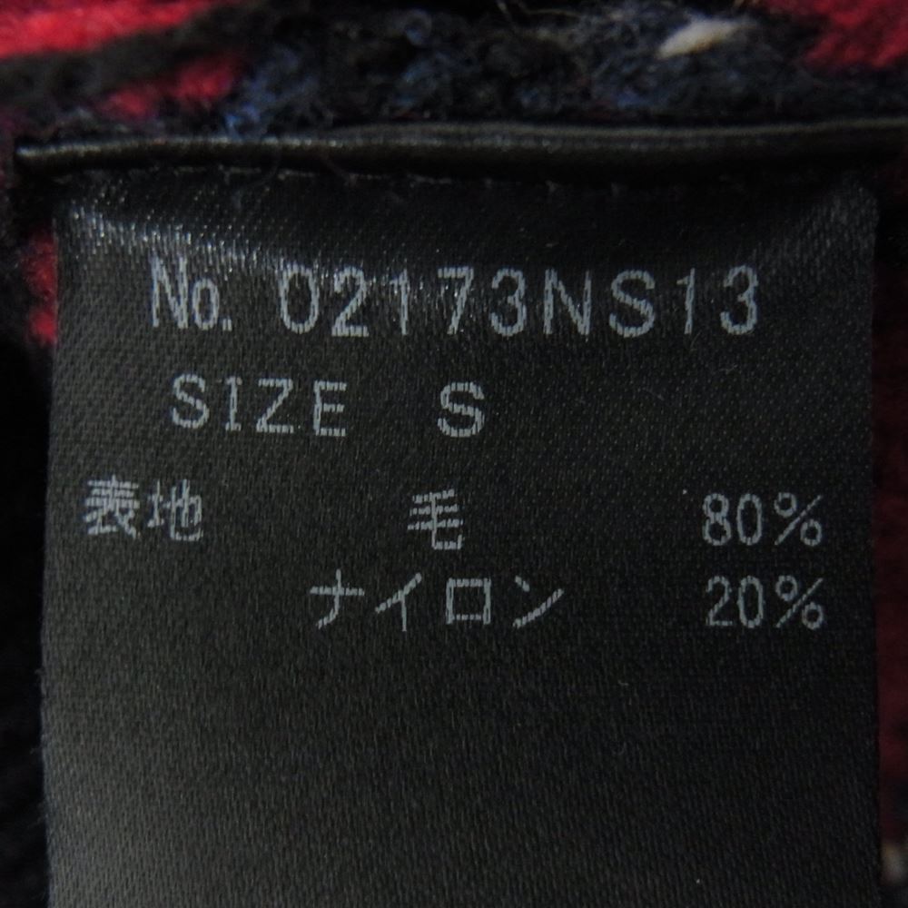 HYSTERIC GLAMOUR ヒステリックグラマー 02173NS13 SKULL FAIR ISLE  スカル フェアアイル ジャカード ニット セーター ブルー系 S【中古】