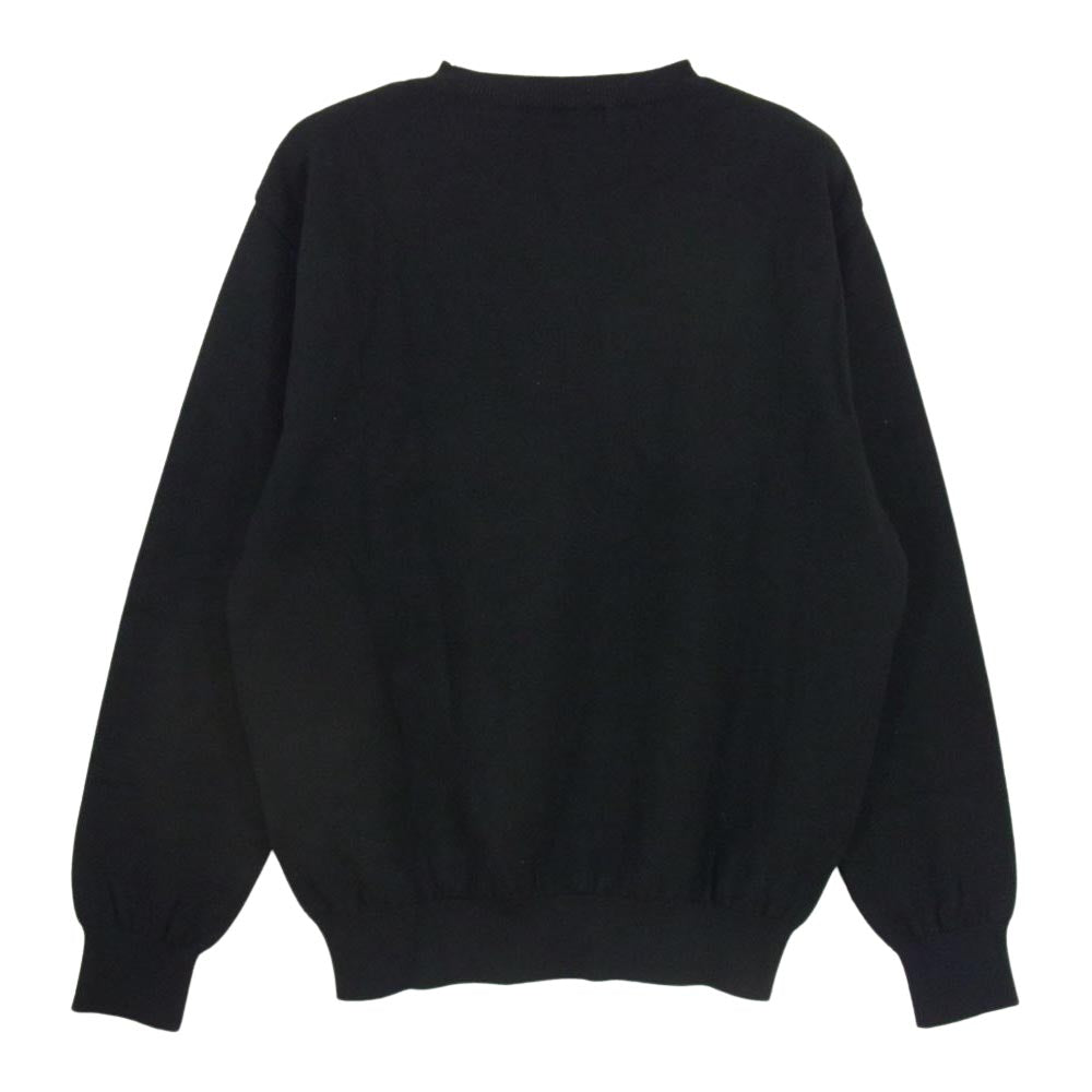 HYSTERIC GLAMOUR ヒステリックグラマー 06193NS03 THEE XXX ARROW SIGN編込 プルオーバー ブラック系 S【中古】