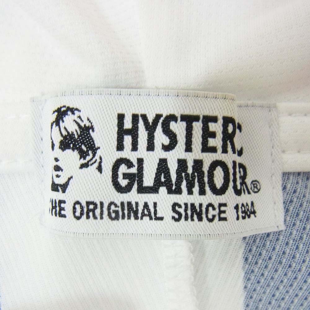 HYSTERIC GLAMOUR ヒステリックグラマー 01182CF01 HYS LOGO プリント パーカー ホワイト系 FREE【中古】