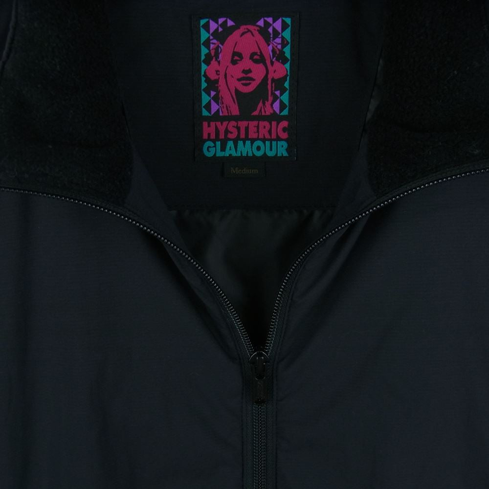 HYSTERIC GLAMOUR ヒステリックグラマー 02183AB07 KEVIN LYONS プリマロフト スタンドカラー ジャケット ブラック系 M【中古】