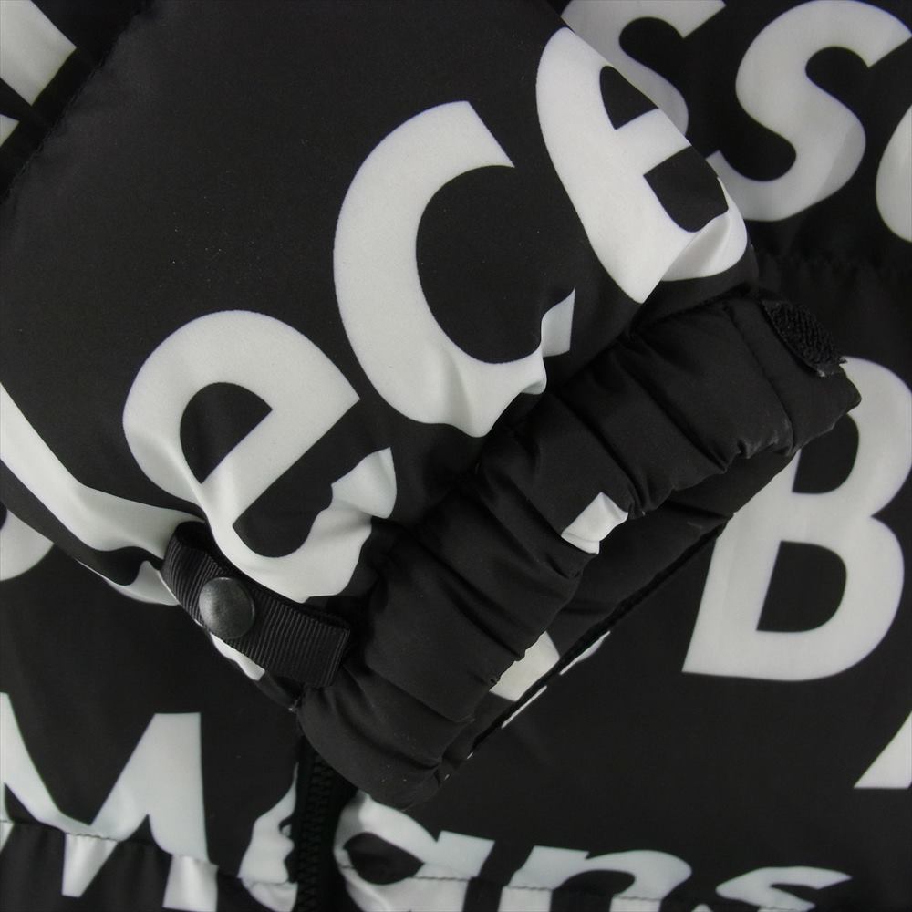 Supreme シュプリーム ND515511 × the north face Nuptse Jacket By Any Means Necessary ノースフェイス ヌプシ ダウン ジャケット ブラック系 L【中古】