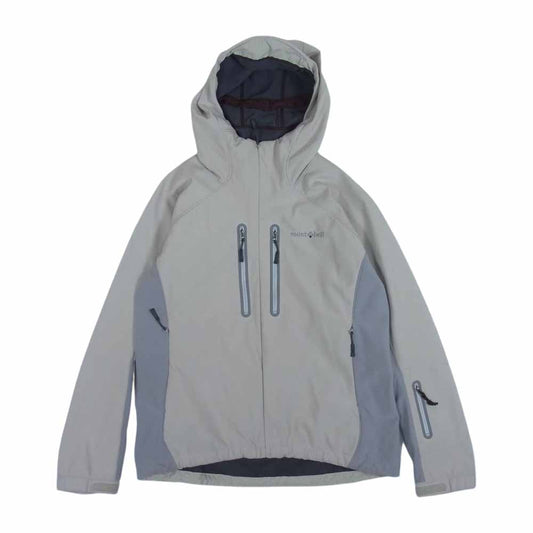 mont-bell モンベル #1106570 パウダーシェッド パーカ 止水 ジップ ベージュ系 L【中古】
