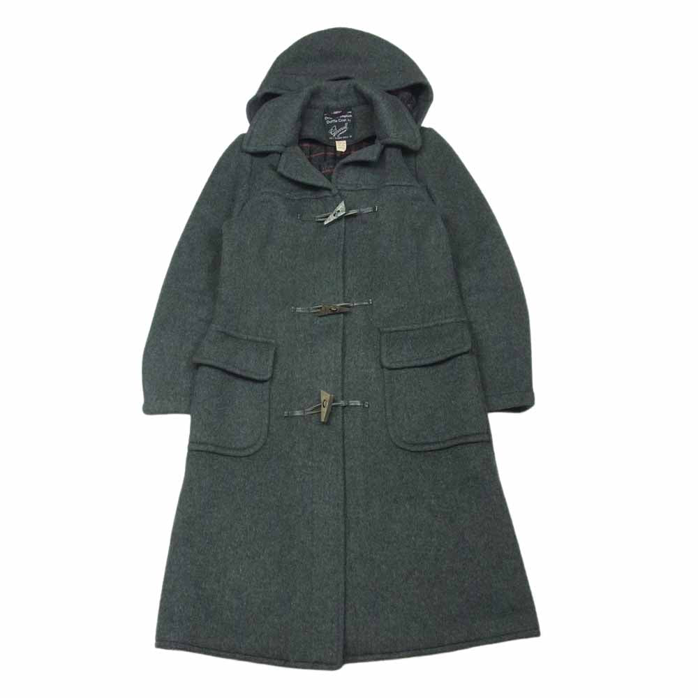 Gloverall グローバーオール ビンテージ 英国製 ウール ダッフル コート GLY グレー系 36 8【中古】