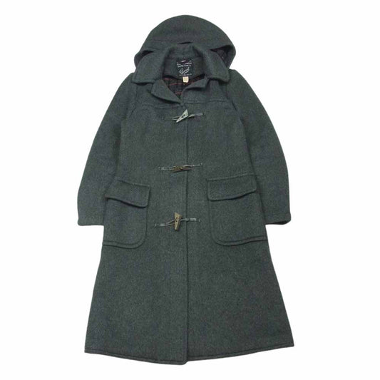 Gloverall グローバーオール ビンテージ 英国製 ウール ダッフル コート GLY グレー系 36 8【中古】