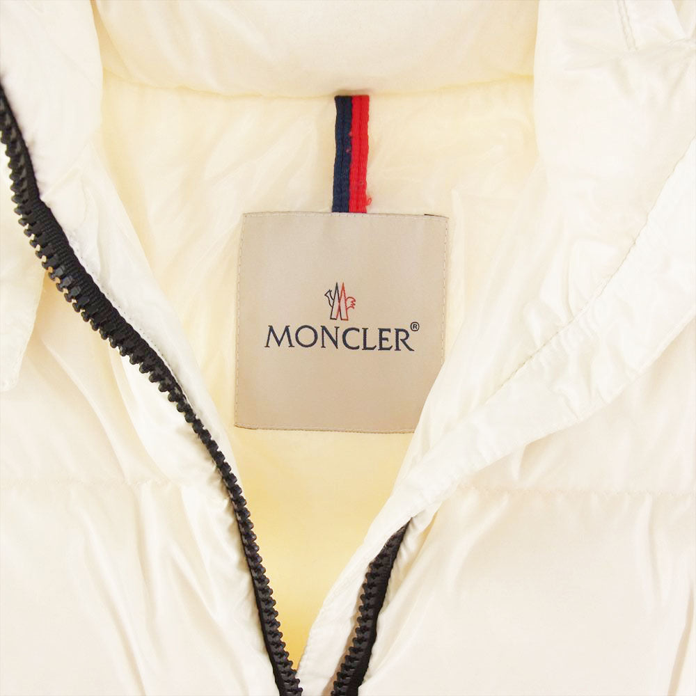 MONCLER モンクレール MOKA GIUBBOTTO モカ ダウンコート キッズ 140cm ホワイト系 140cm【中古】