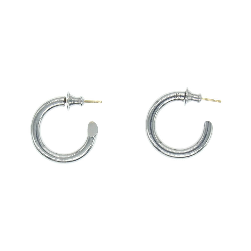 キャリアリング PLACEBO フープ ピアス シルバー系【中古】