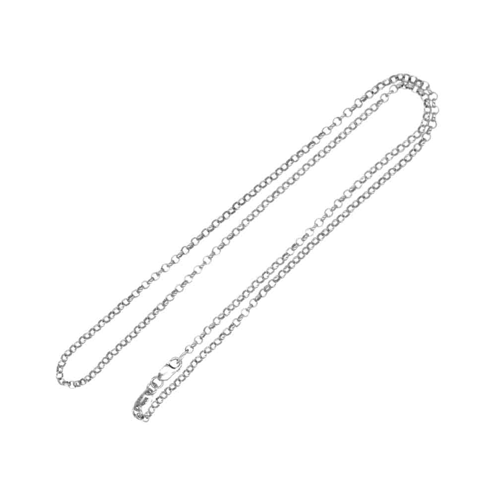 CHROME HEARTS クロムハーツ（原本無） NECKCHAIN R18 ロール チェーン 18inc シルバー系【中古】