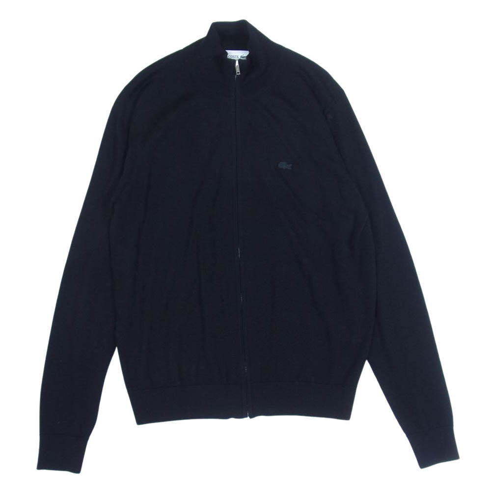 LACOSTE ラコステ フルジップセーター  ブラック系 L【中古】