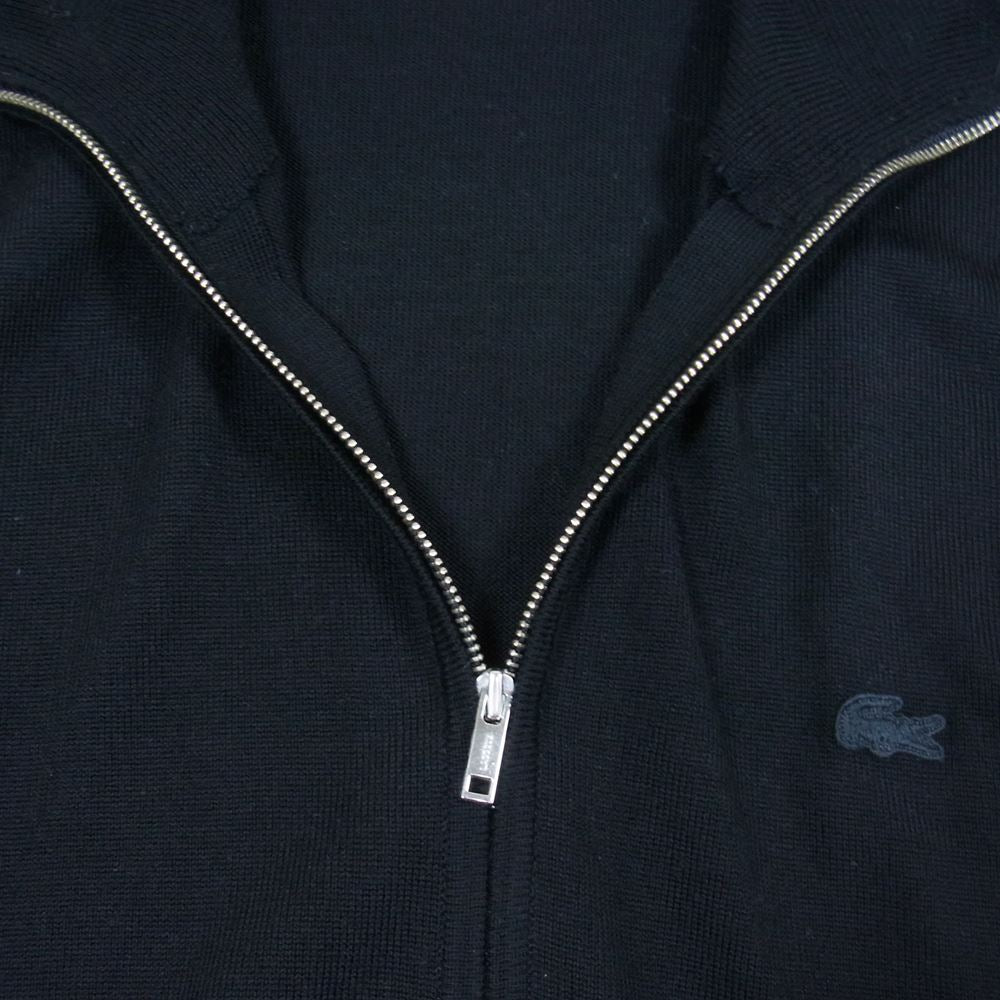 LACOSTE ラコステ フルジップセーター  ブラック系 L【中古】