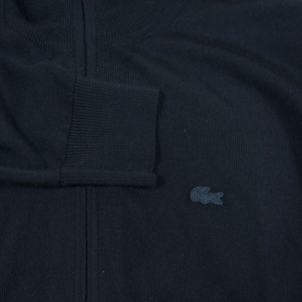 LACOSTE ラコステ フルジップセーター  ブラック系 L【中古】