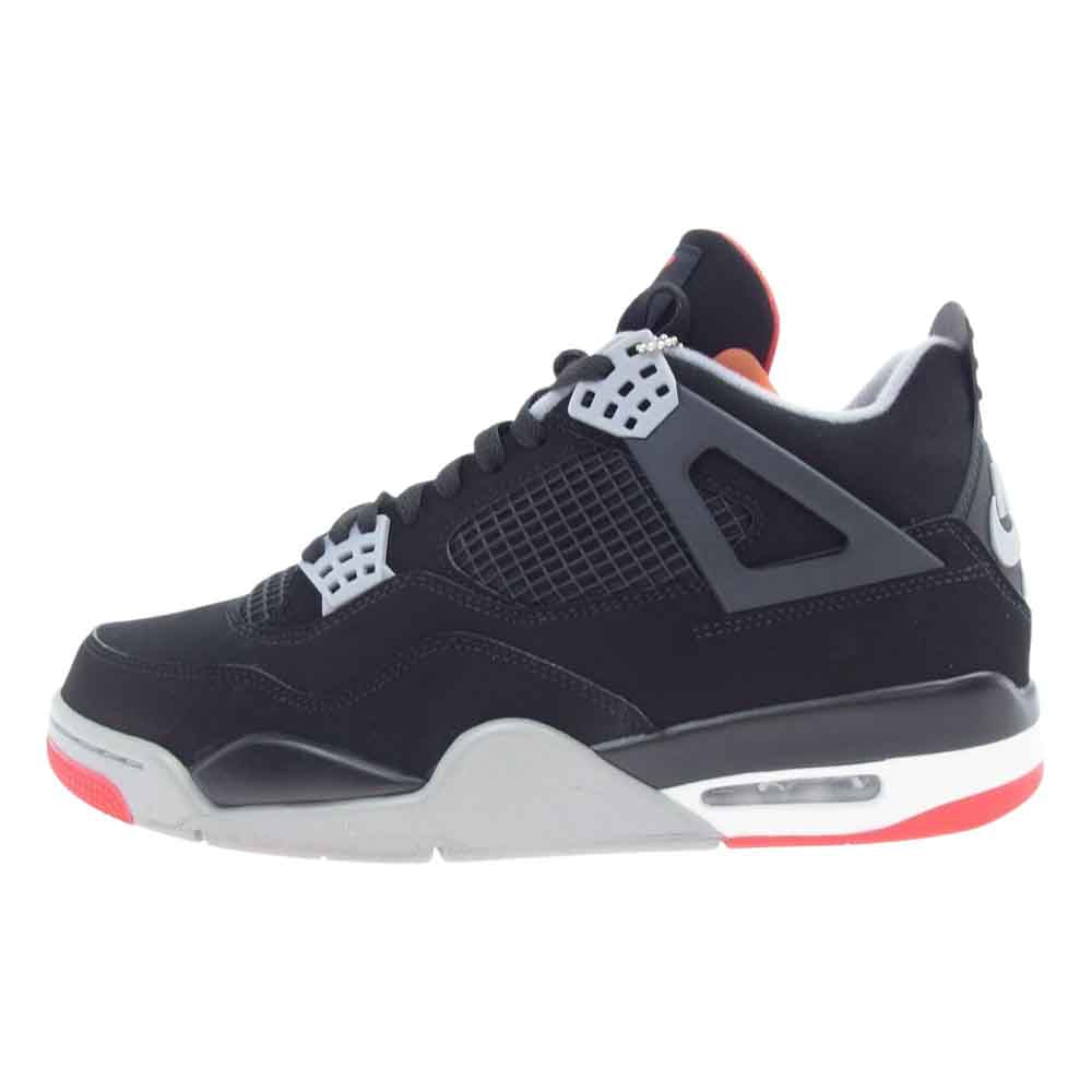NIKE ナイキ 308497-060 AIR JORDAN4 RETRO エアジョーダン レトロ スニーカー ブラック系 28cm【中古】