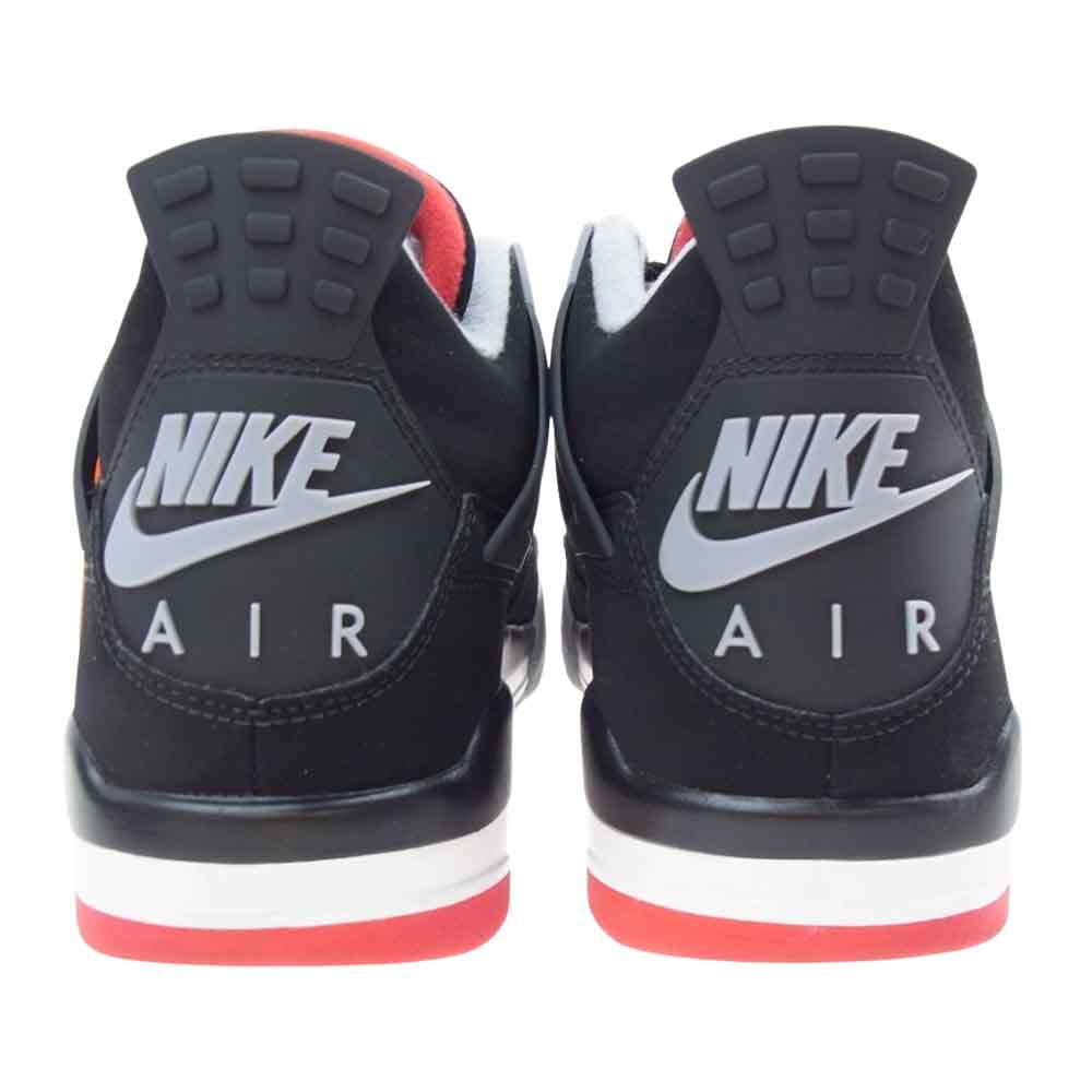 NIKE ナイキ 308497-060 AIR JORDAN4 RETRO エアジョーダン レトロ スニーカー ブラック系 28cm【中古】