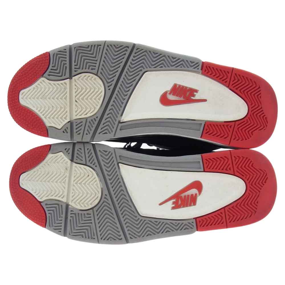 NIKE ナイキ 308497-060 AIR JORDAN4 RETRO エアジョーダン レトロ スニーカー ブラック系 28cm【中古】