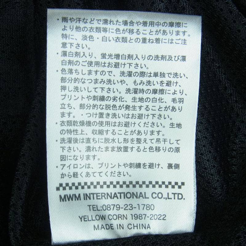 イエローコーン YB-2100 ツイルジャケット ライダース ジャケット 中国製 ブラック系 L【中古】