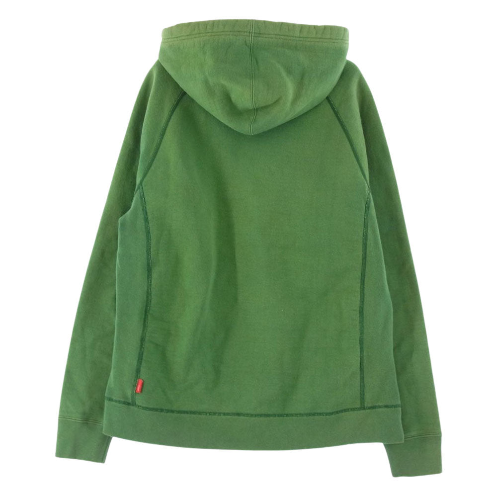 WTAPS ダブルタップス 13SS 131ATDT-CSM02 DESIGN HOODY スウェットパーカーフーディ  グリーン系 ホワイト系【中古】