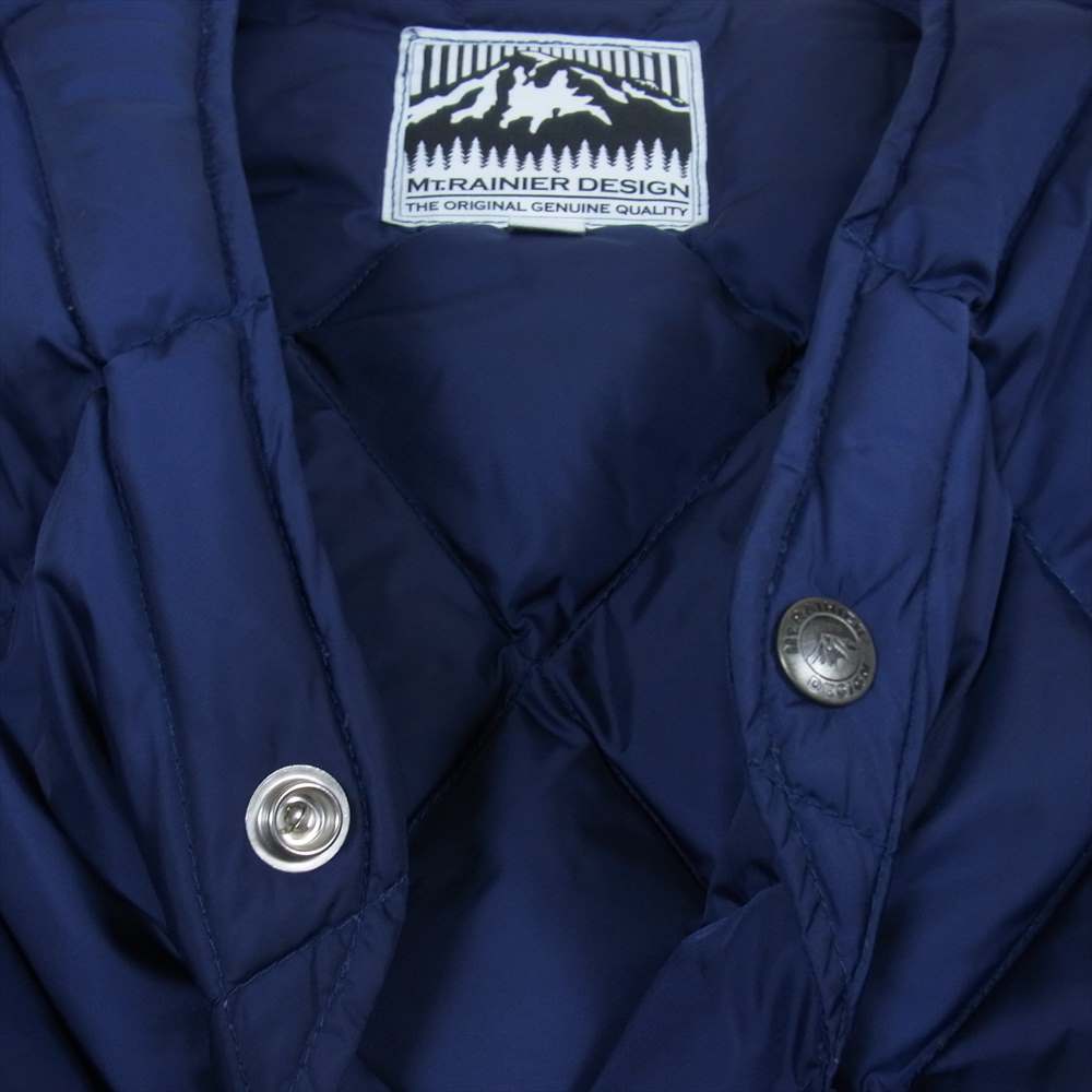 Mt RAINIER DESIGN マウントレイニアデザイン キルティング ダウン カーディガン ネイビー系【中古】
